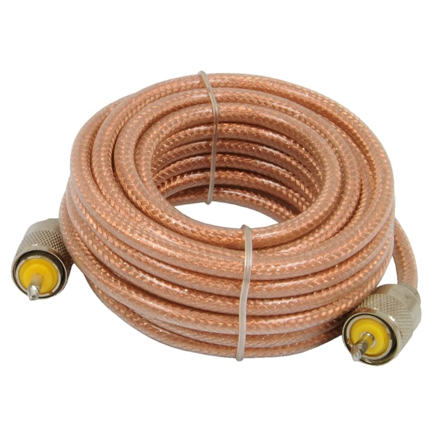 Amazon.com: Roadpro RP-8X18CL 18FT CB Antenna Mini-8 Coax